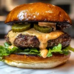 Köstlicher Tofu-Burger mit Currygewürzen